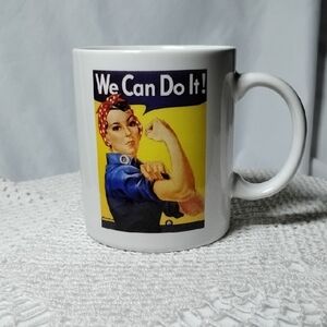 Rosie The Riveter Mug 12 Ounces